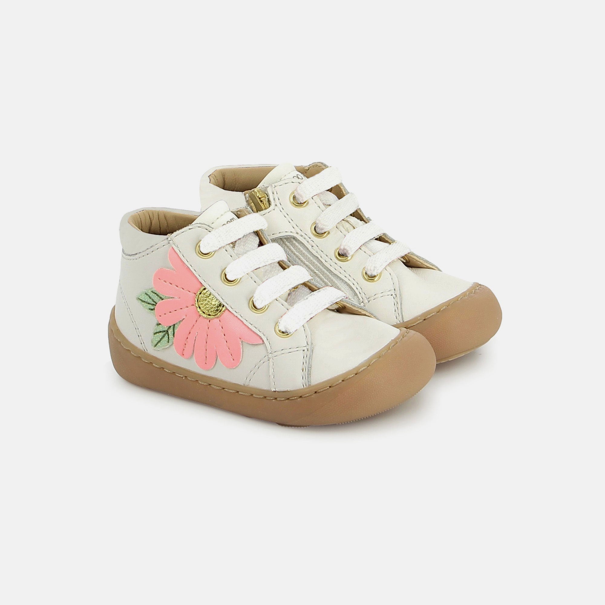 shoo-pom-plum-flo-baskets-barefoot-b-b-white-platine-nappa image 1