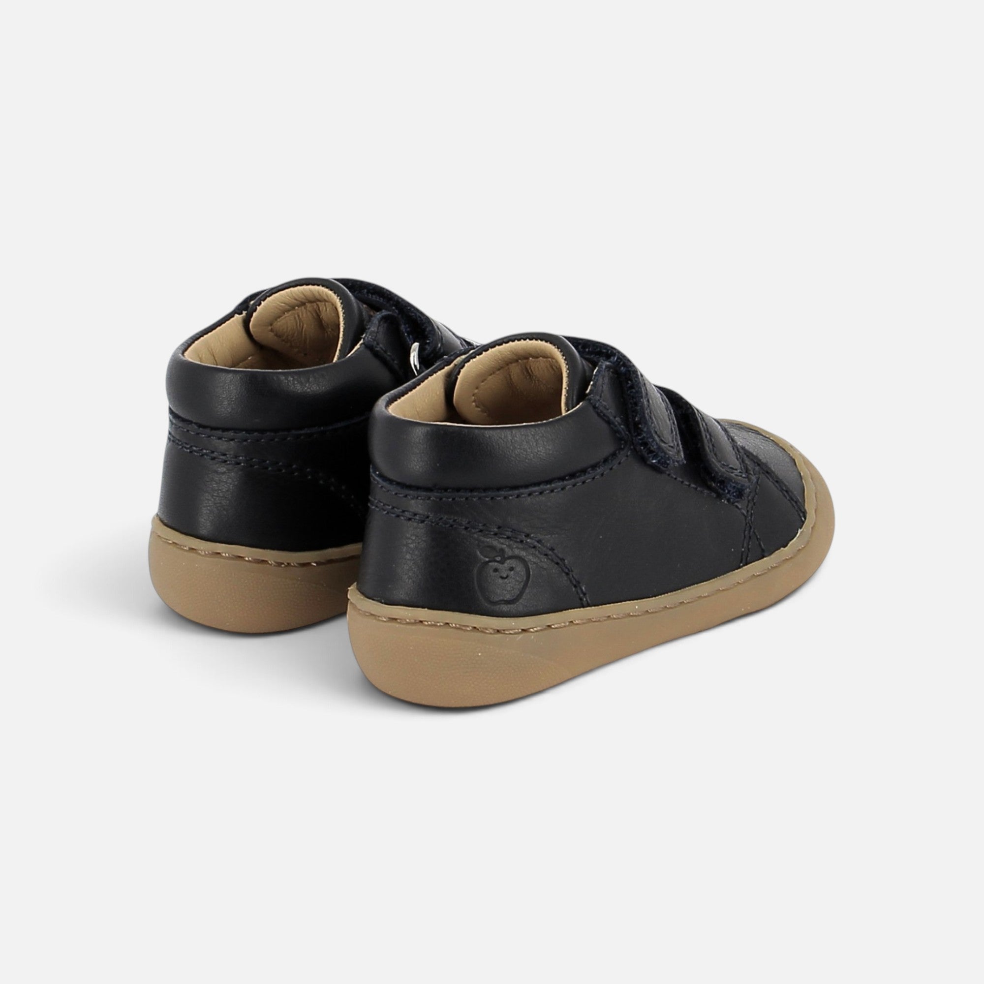 shoo-pom-plum-easy-barefoot-premiers-pas-cuir-sauvage-navy image 3