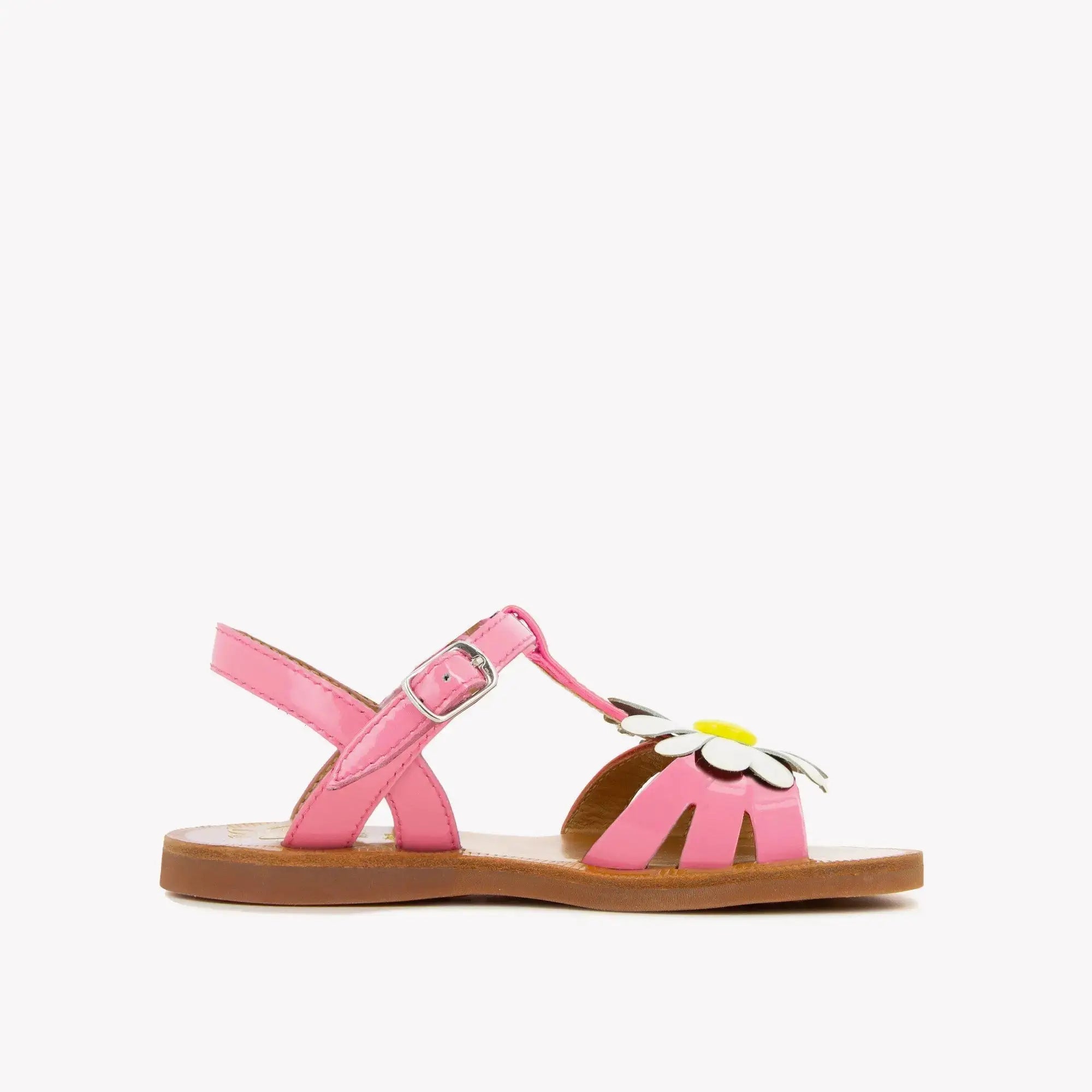 pom-d-api-plagette-big-flo-sandale-fille-vernis-metal-bubble-gum image 4