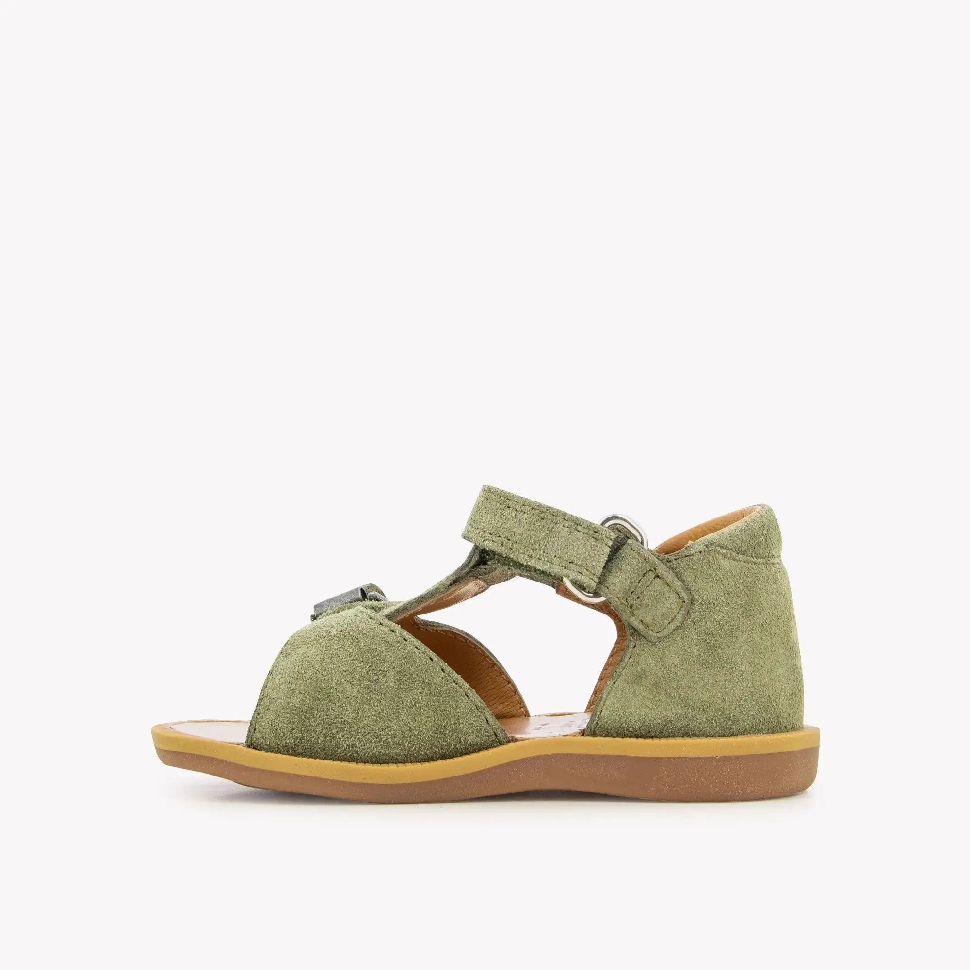 pom-d-api-poppy-easy-sandale-scratch-gar-on-velours-kaki image 4
