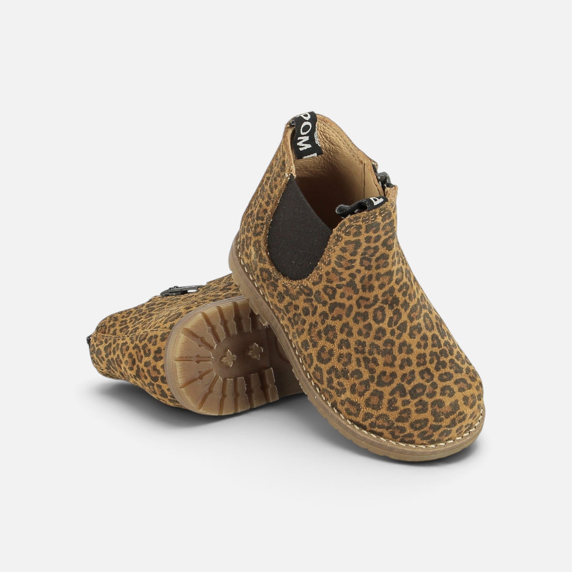 pom-d-api-bob-jod-zip-chelsea-boot-enfant-marron-naturel-baby-leo image 2