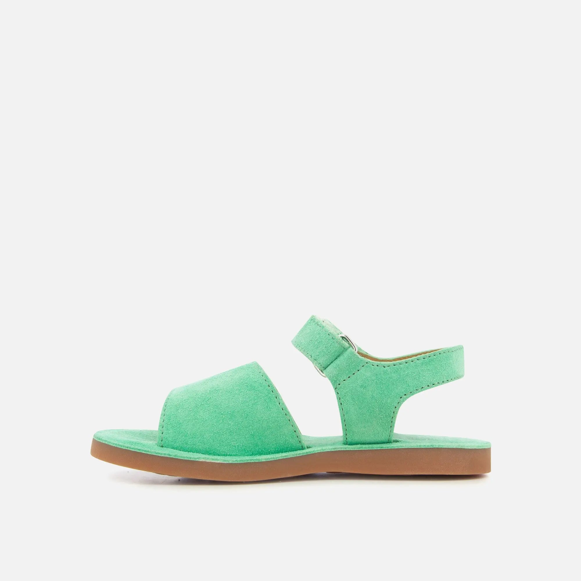 pom-d-api-plage-air-easy-sandale-gar-on-velours-vert image 4