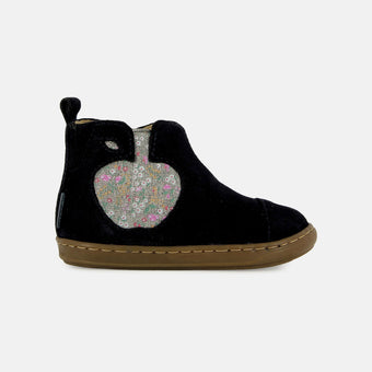 shoo-pom-bouba-appel-bottillon-premier-pas-b-b-velours-marine image 4