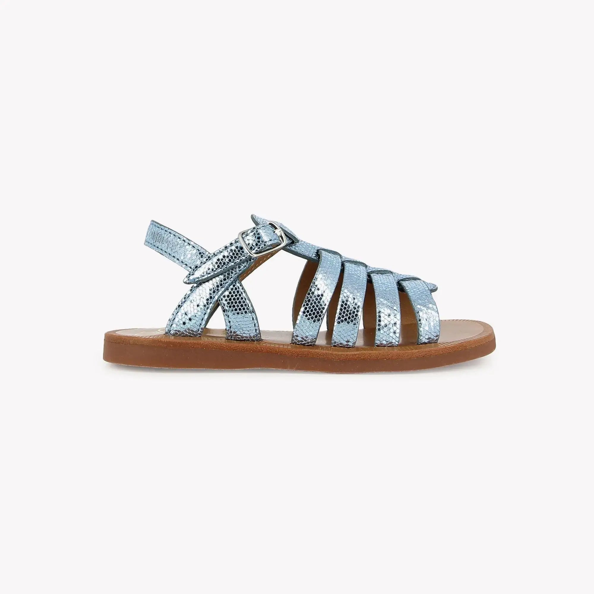 pom-d-api-plagette-strap-sandales-enfant-fille-turquoise-milos image 5