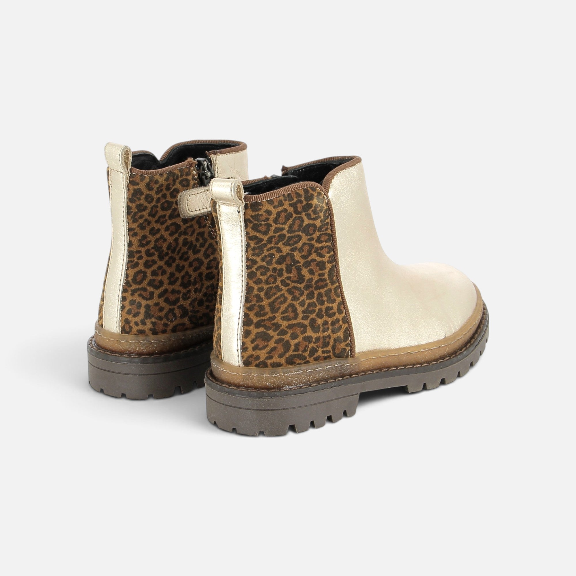 pom-d-api-wall-boots-bottines-fille-platine-naturel image 3