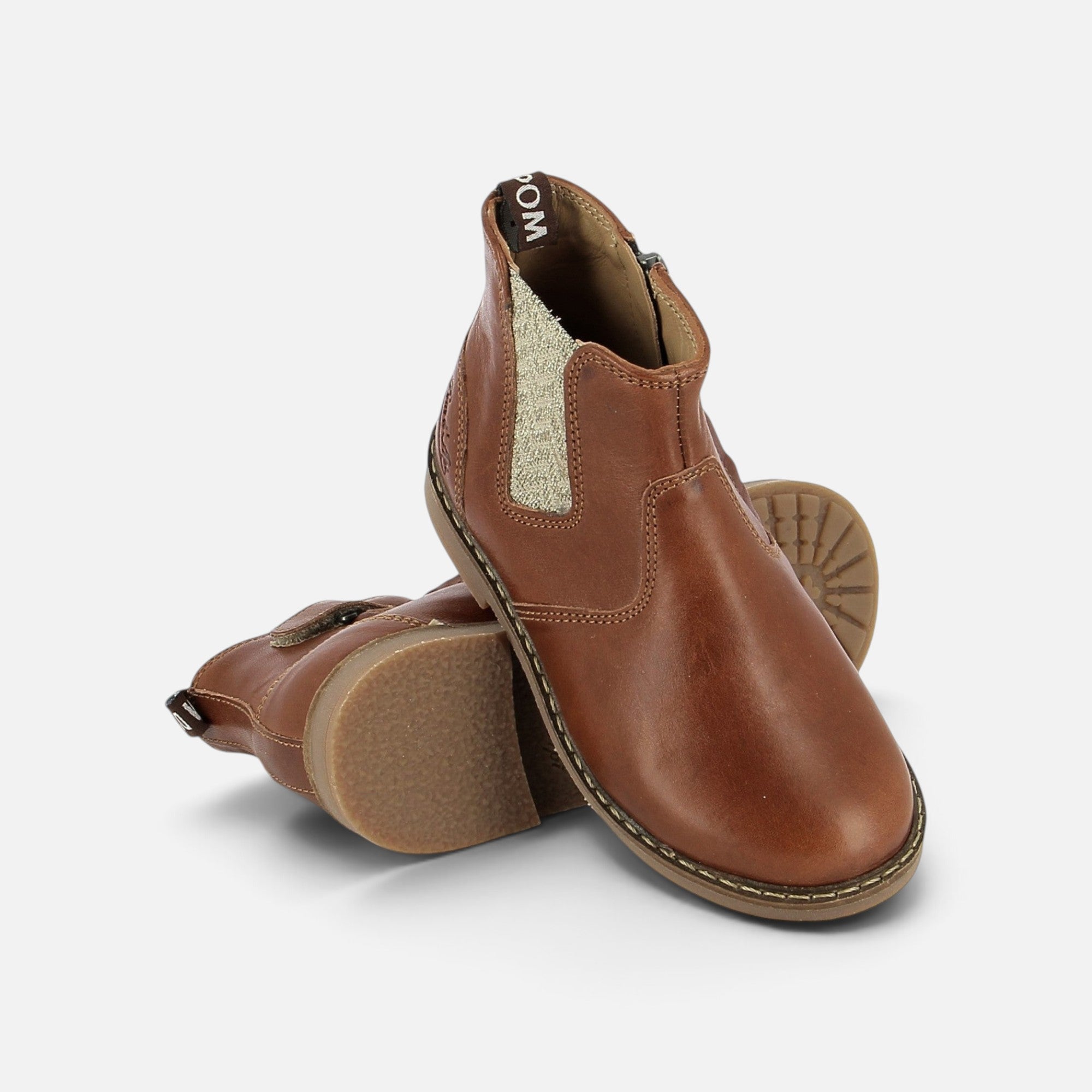pom-d-api-trip-new-jodzip-chelsea-boot-enfant-marron-cuoio image 3