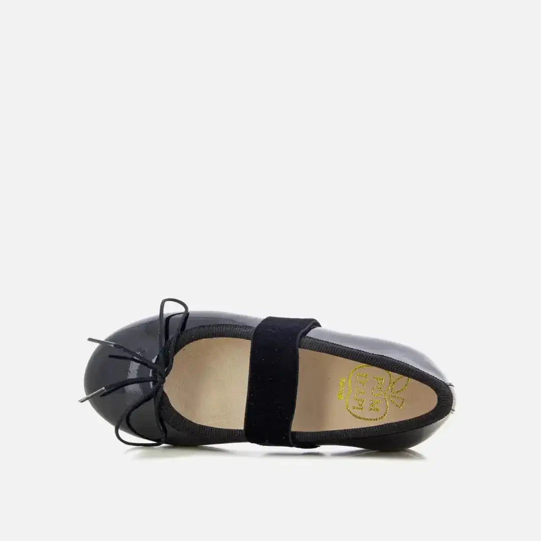 pom-d-api-dory-elast-ballerine-fille-cuir-vernis-noir image 4