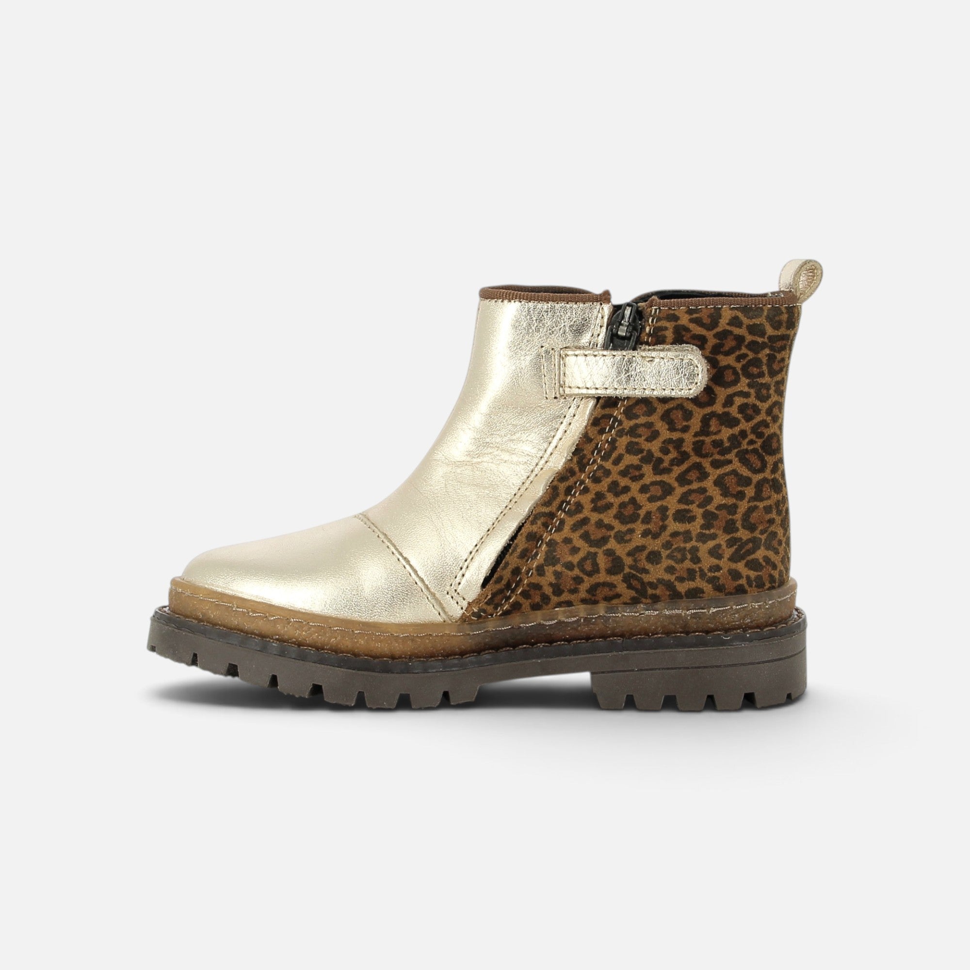 pom-d-api-wall-boots-bottines-fille-platine-naturel image 5