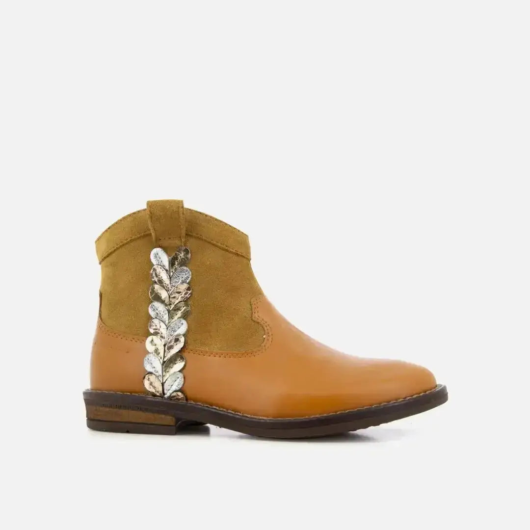 pom-d-api-billy-ferns-sl-bottine-enfant-camel-cuivr image 2