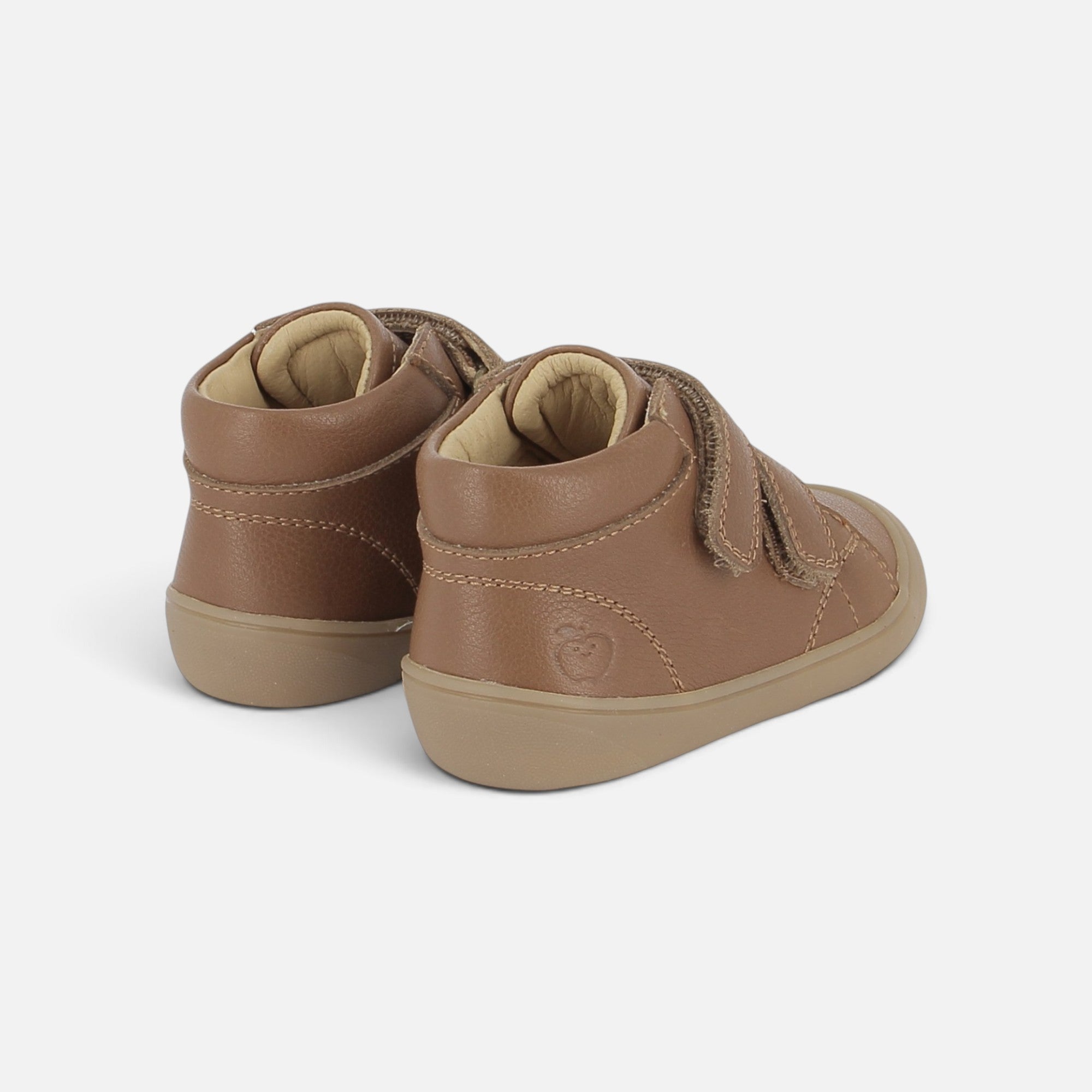 shoo-pom-plum-easy-barefoot-premiers-pas-cuir-camel image 4