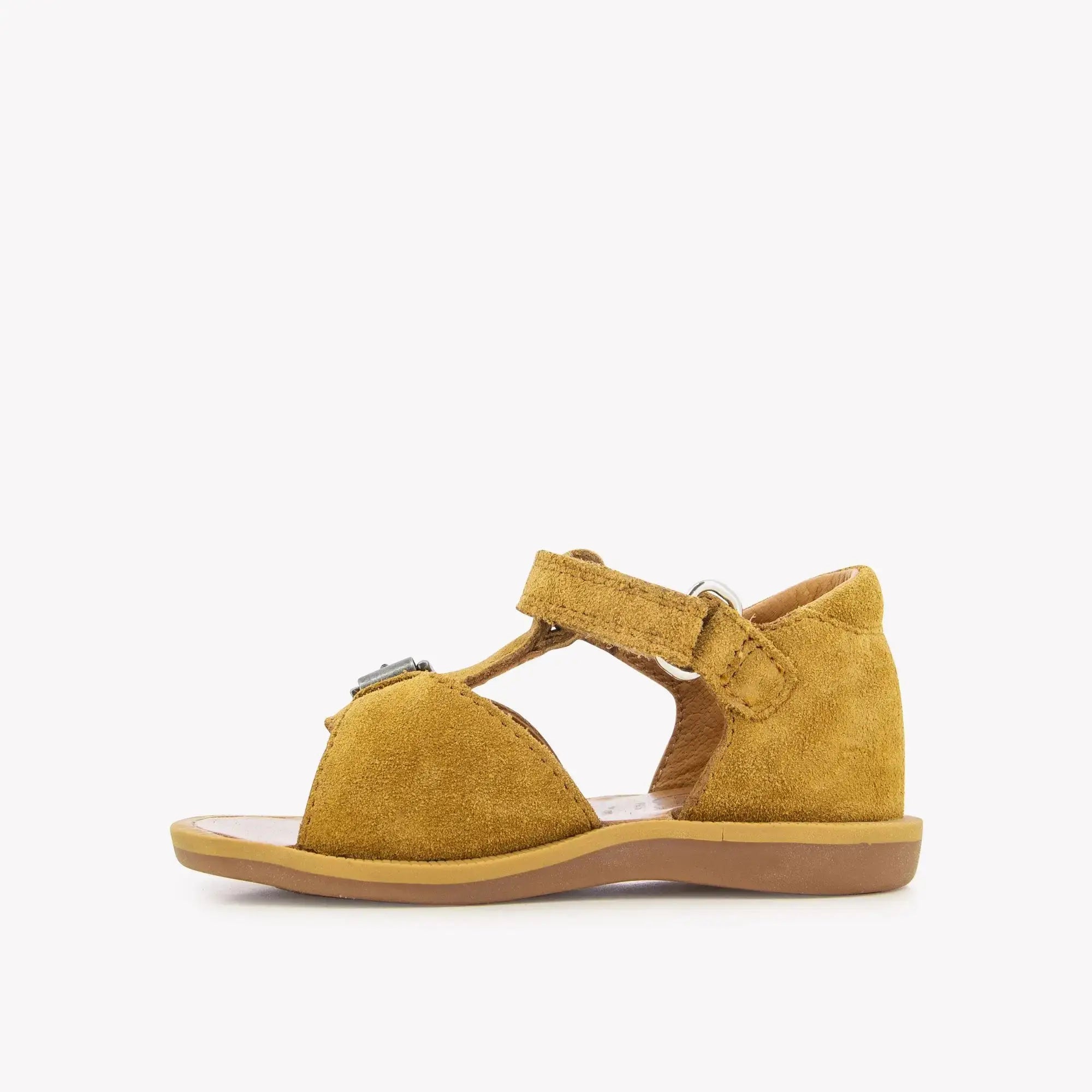 pom-d-api-poppy-easy-sandale-velours-camel-double-r-glage image 4