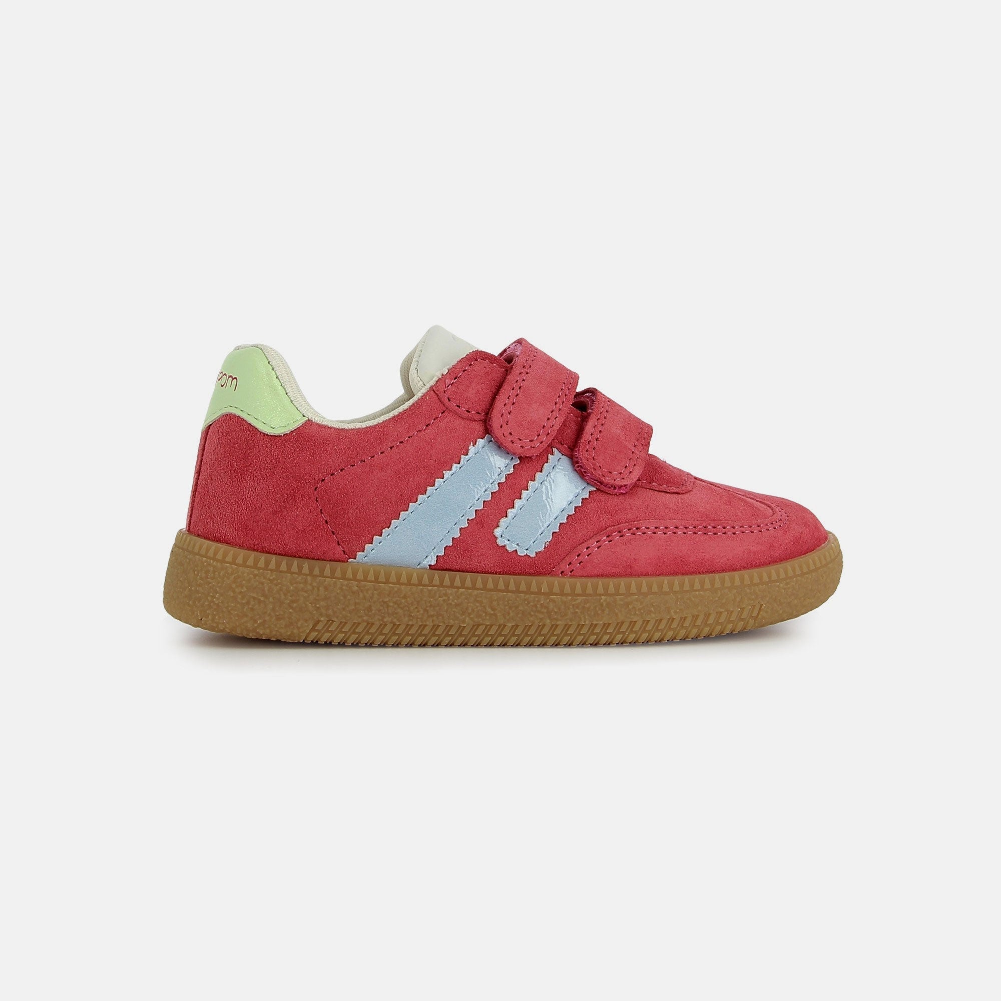 shoo-pom-yuzu-lo-scratch-baskets-enfant-fille-velours-raspberry image 4