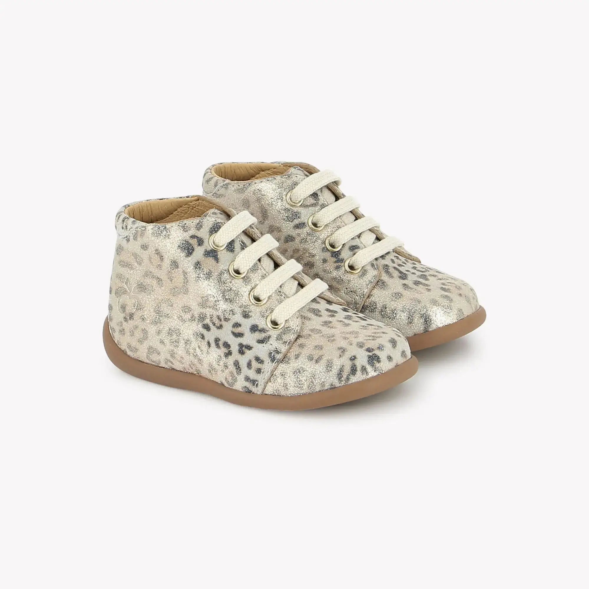pom-d-api-stand-up-bottine-premiers-pas-fille-bianco-platino-jasper image 1