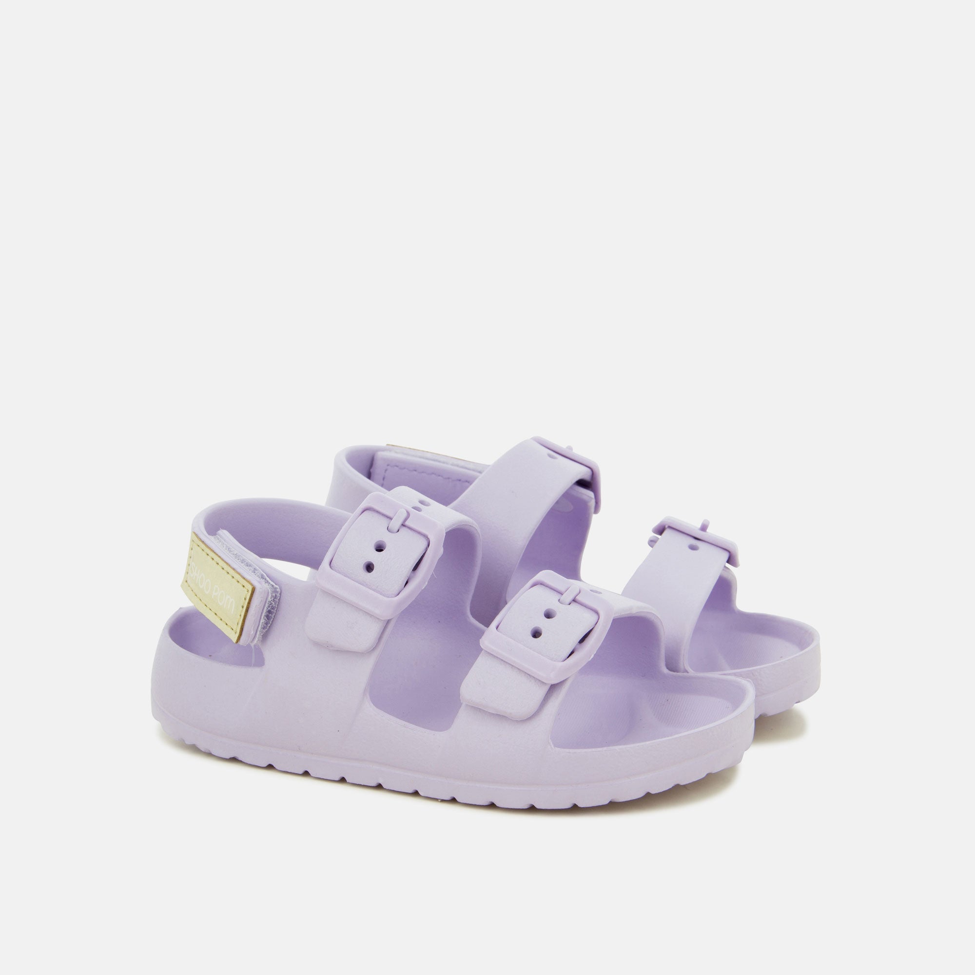 shoo-pom-surfy-sandales-enfant-eva-lilas-boucles-scratch image 1