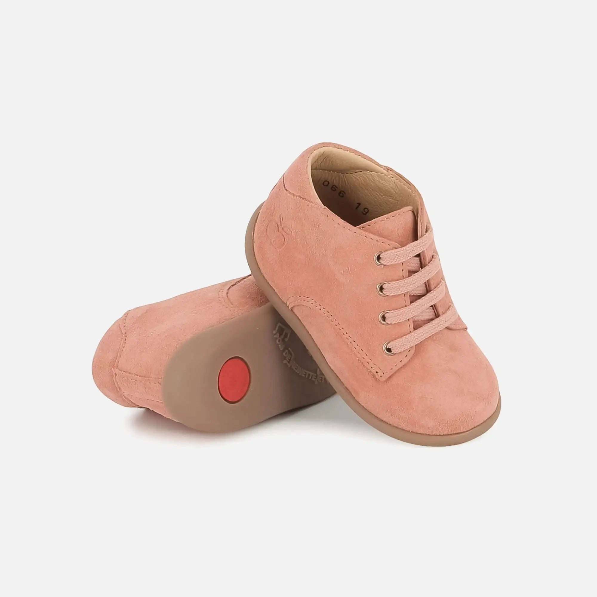 pom-d-api-stand-up-derby-boots-premiers-pas-velours-rose-cameo image 2