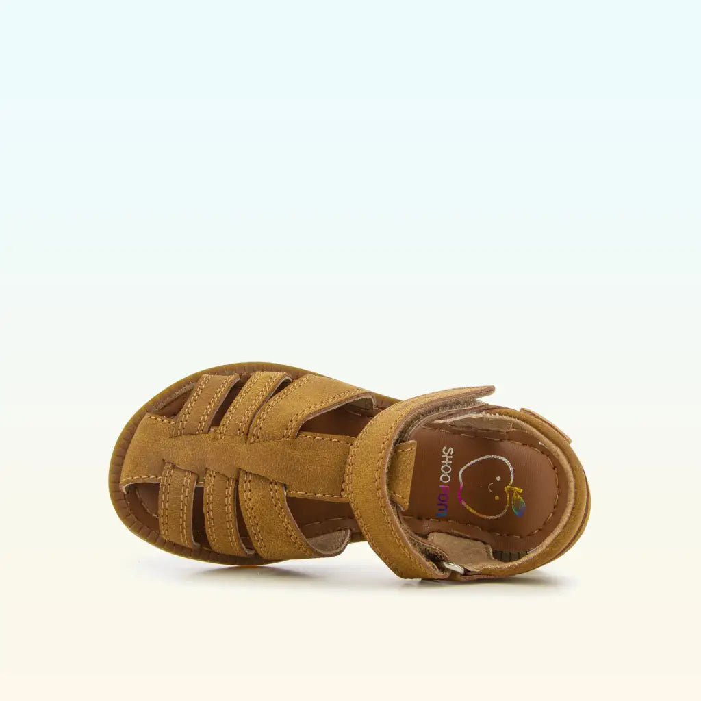shoo-pom-solar-tonton-sandales-gar-on-textile-camel-bout-ferm-scratch image 4
