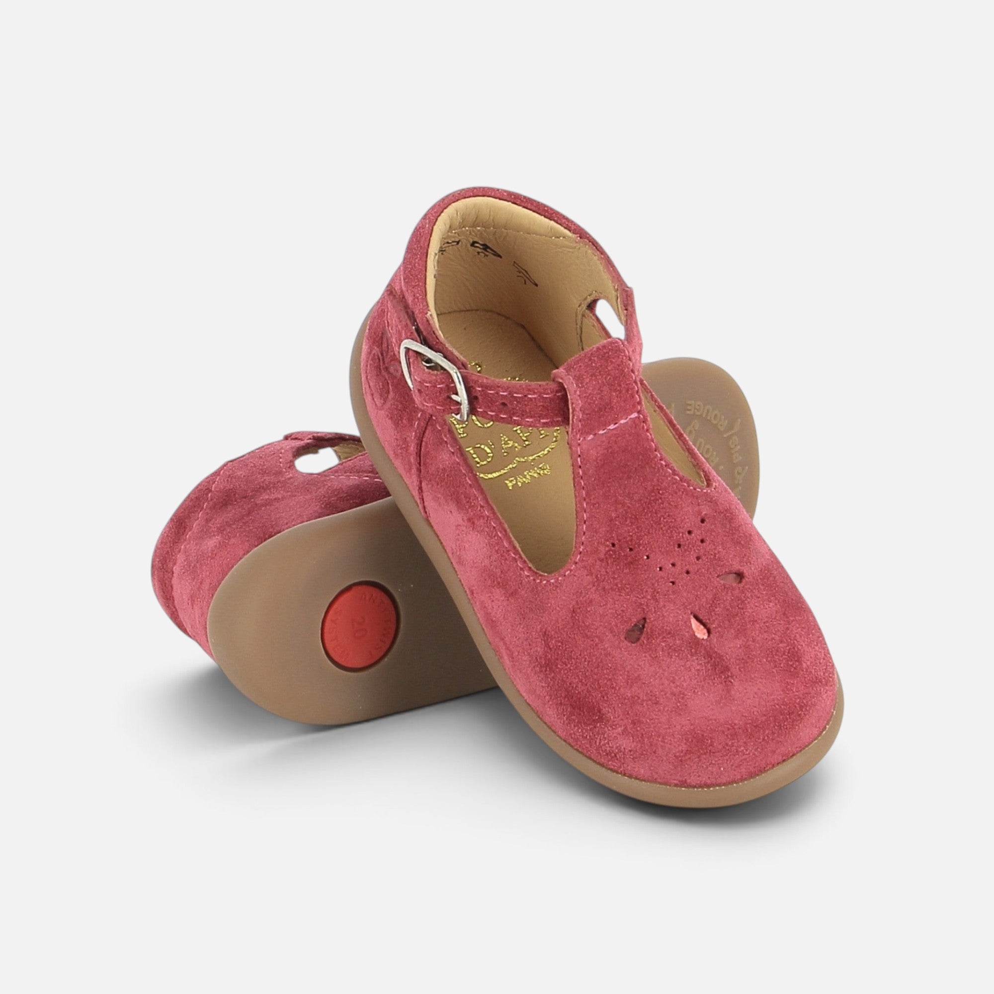 pom-d-api-stand-up-salom-premiers-pas-fille-velours-cherry-boucle image 2