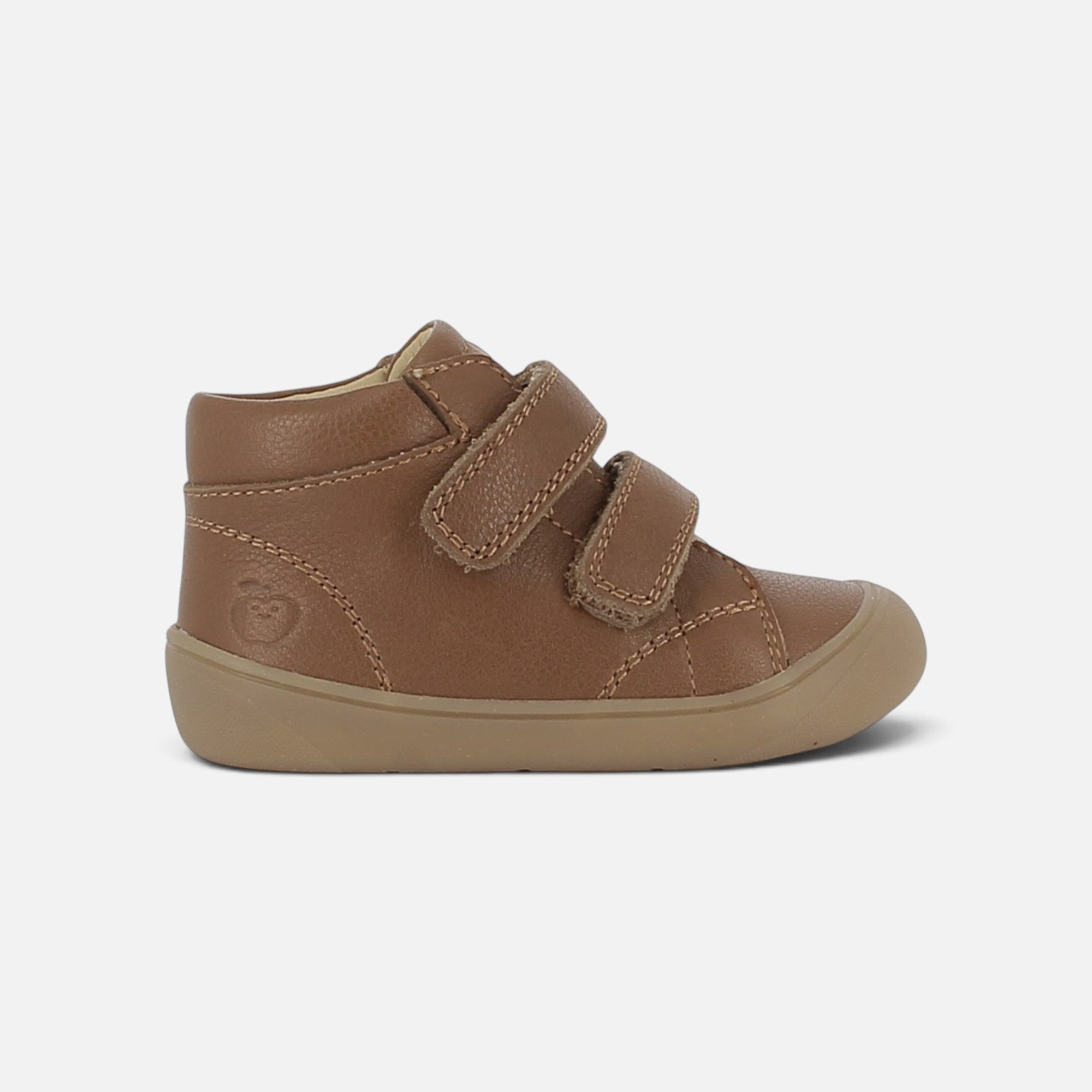 shoo-pom-plum-easy-barefoot-premiers-pas-cuir-camel image 3