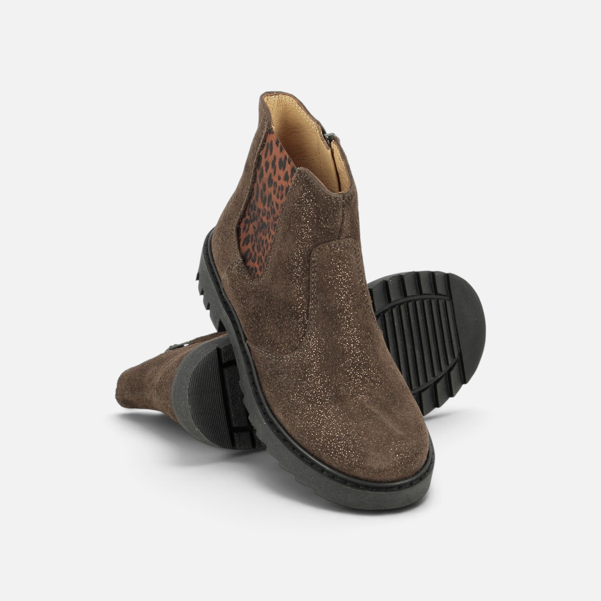 pom-d-api-sid-jodzip-boots-marron-l-opard-semelle-noire image 3