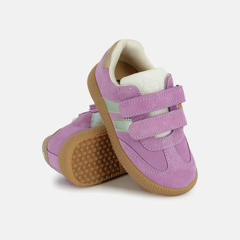 shoo-pom-yuzu-lo-scratch-baskets-enfant-velours-lilas image 2