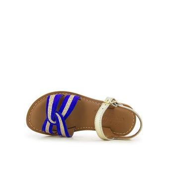 shoo-pom-lazar-sun-sandale-enfant-bleu-m-tallique-su-de image 3