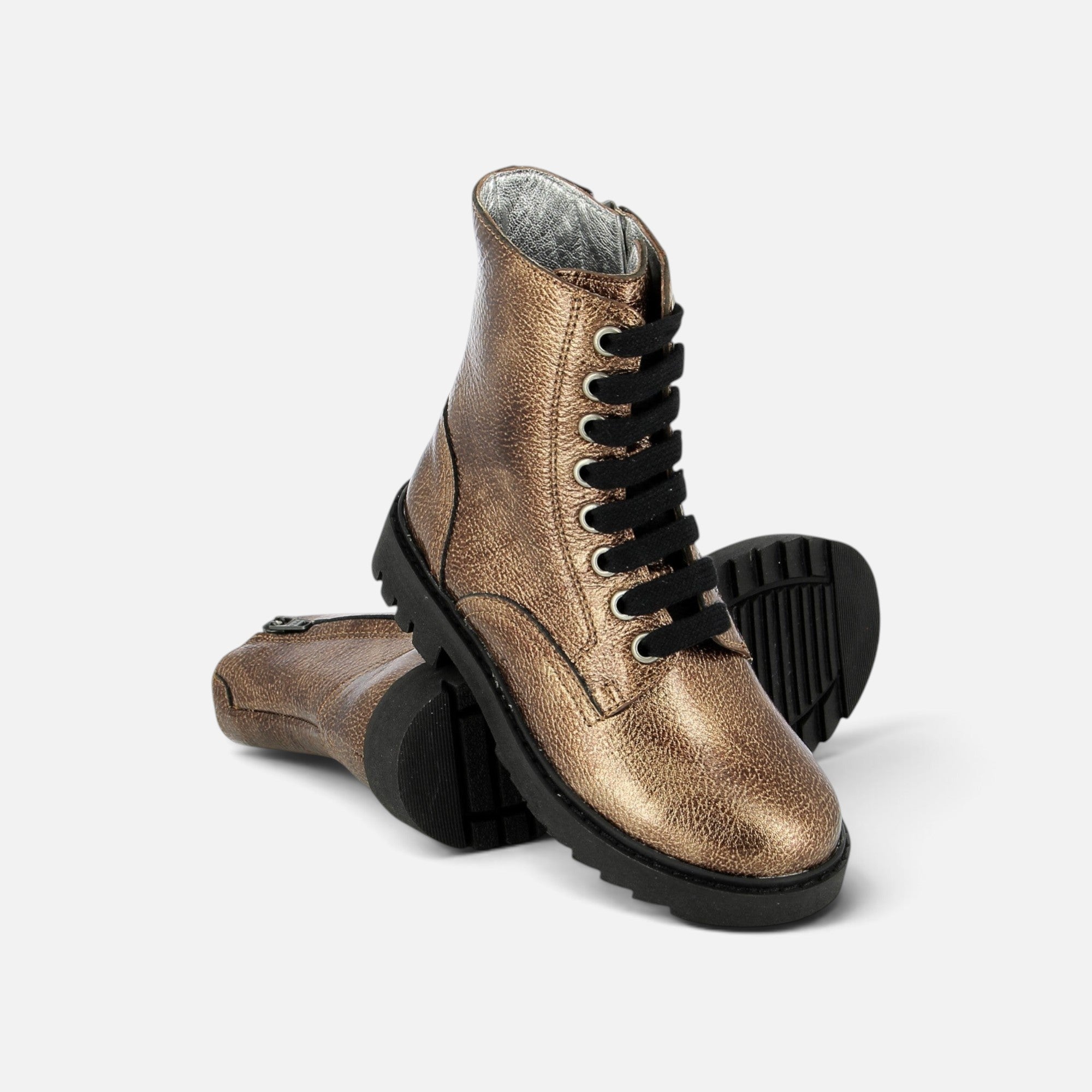 pom-d-api-sid-ranger-boots-fille-cuivre-sabbia-semelle-noire image 2