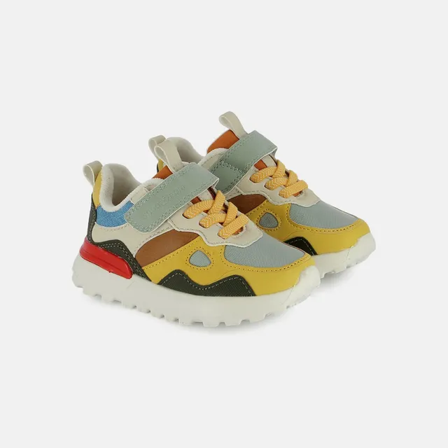 shoo-pom-joggy-scratch-sneaker-textile-nylon-grid-agave image 1