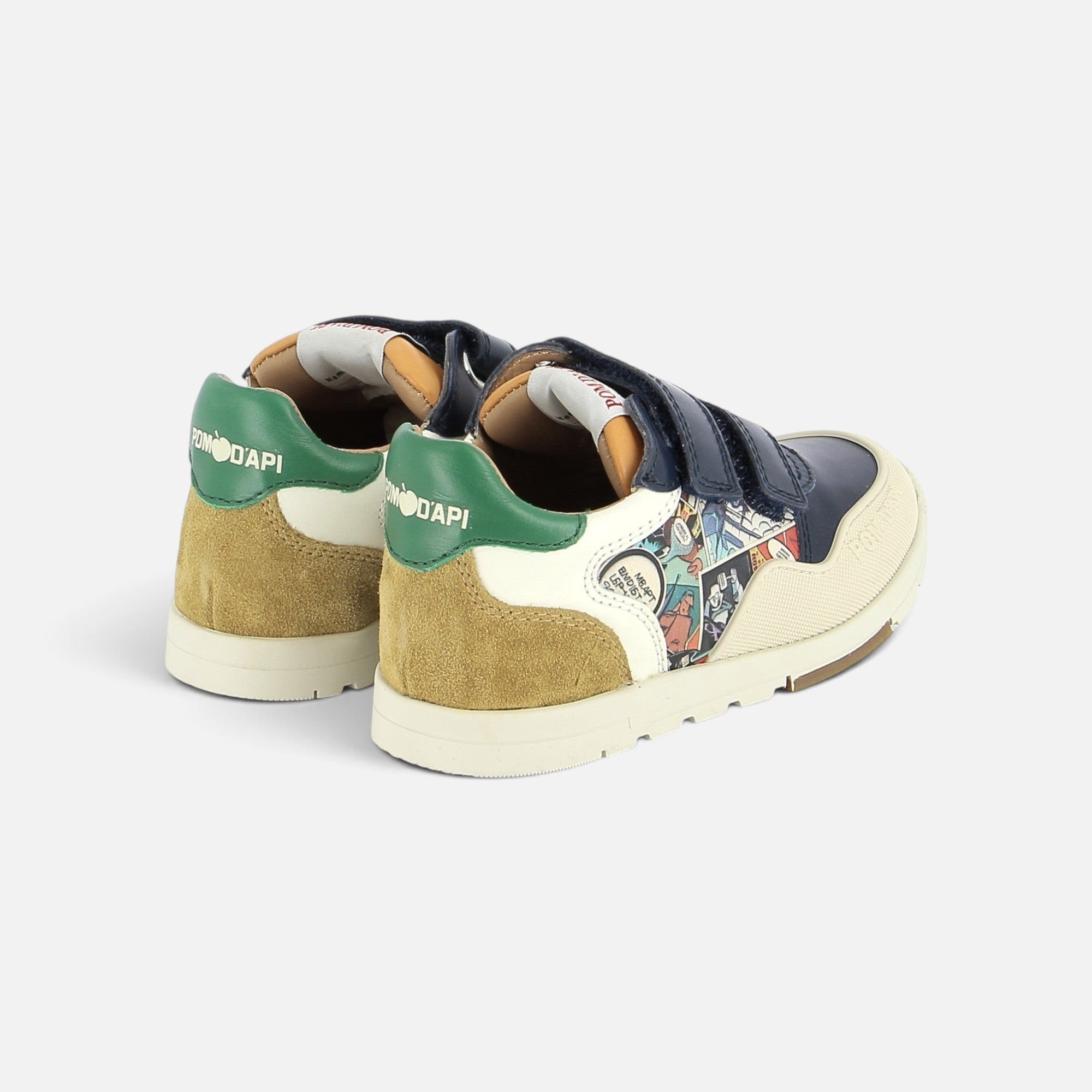 pom-d-api-pouss-race-bump-basket-scratch-gar-on-marine-multi-nappa image 3