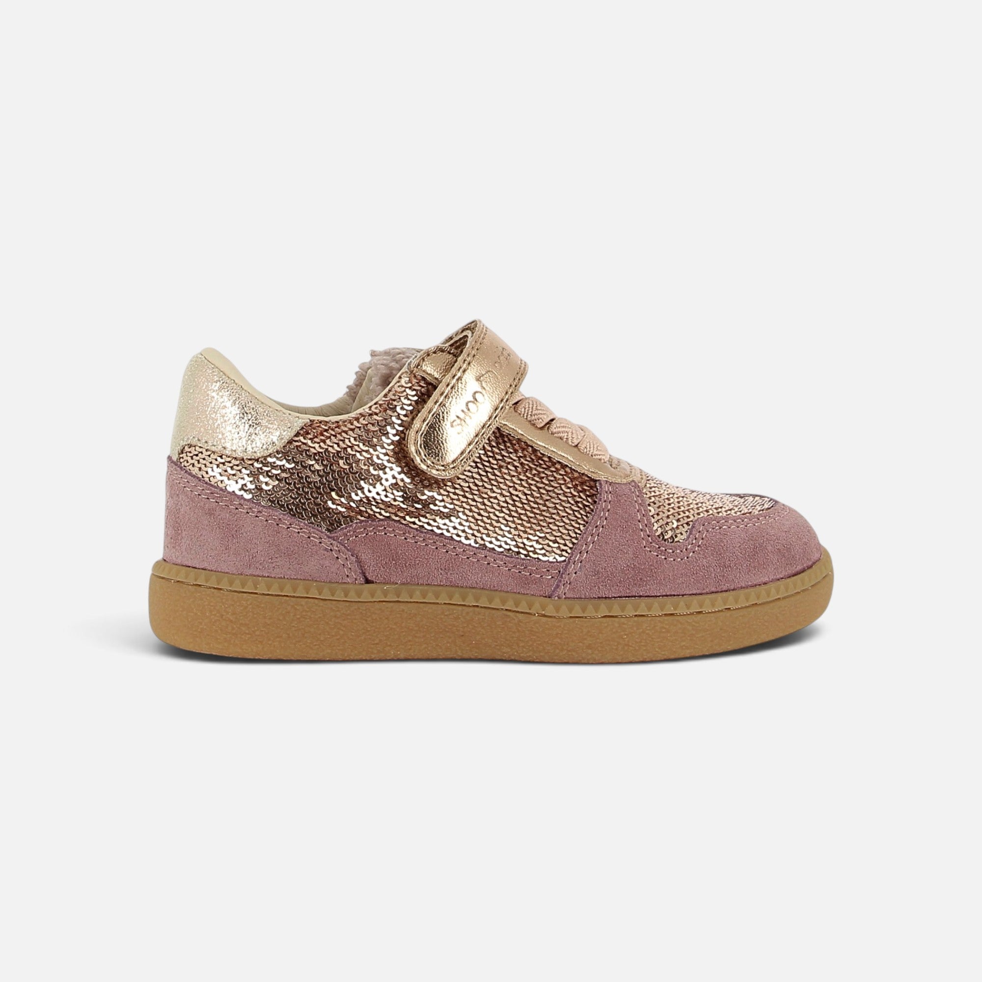shoo-pom-sp-kix-lo-connect-basket-fille-sequin-phard-copper image 3