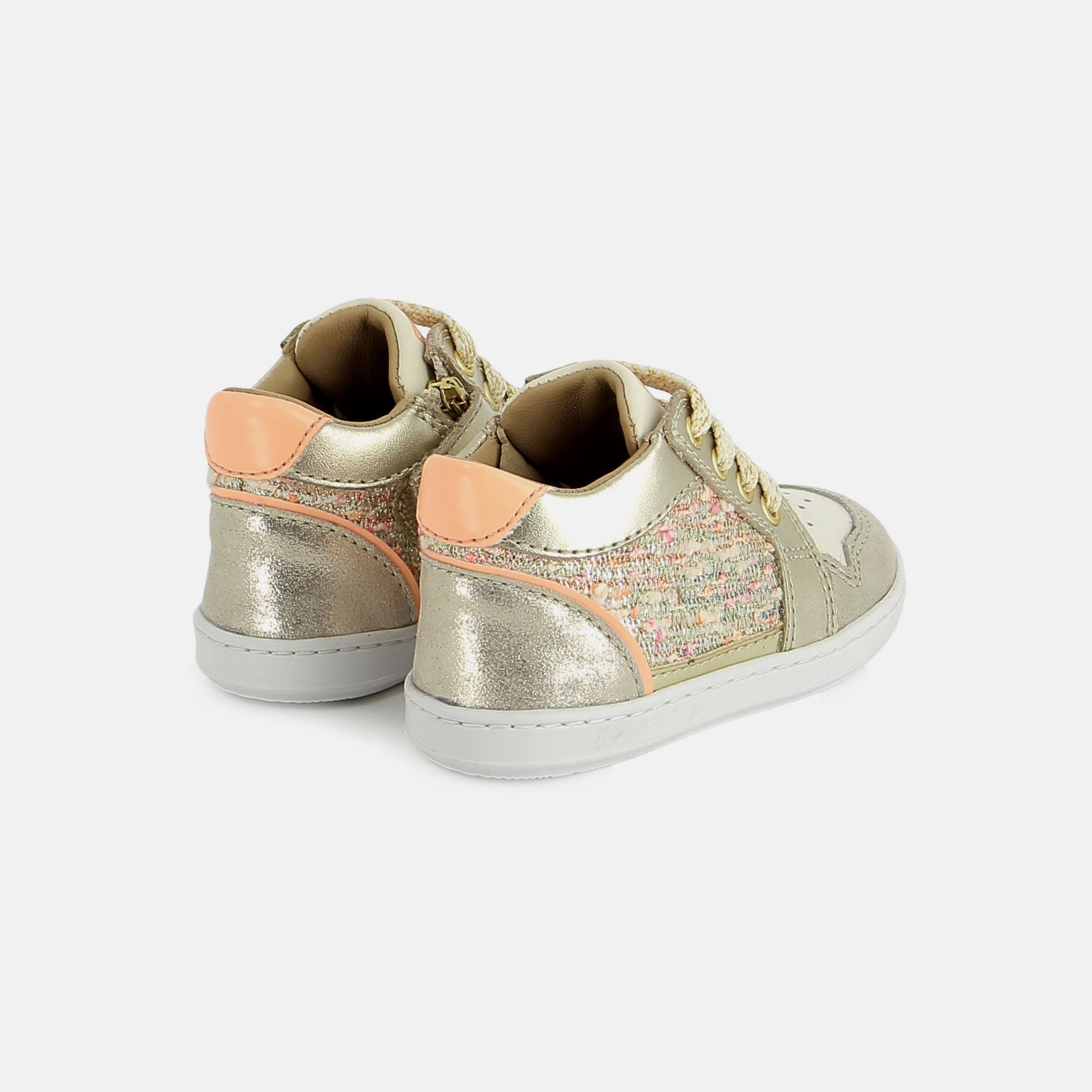 shoo-pom-bouba-bibi-bottillons-premiers-pas-nappa-canevas-craie-multi-fille image 3