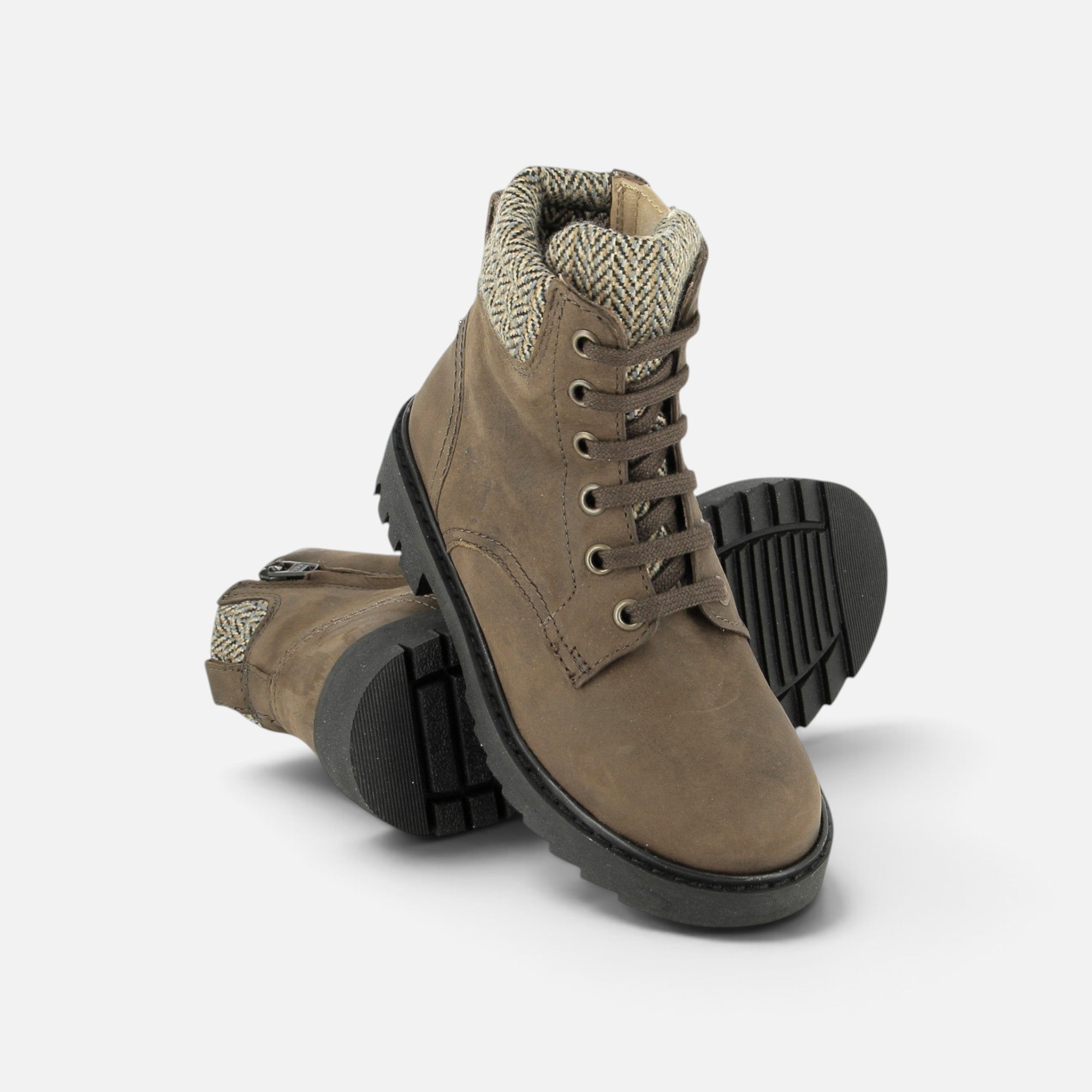 pom-d-api-sid-hi-bike-boots-montante-enfant-brun-semelle-noire image 2
