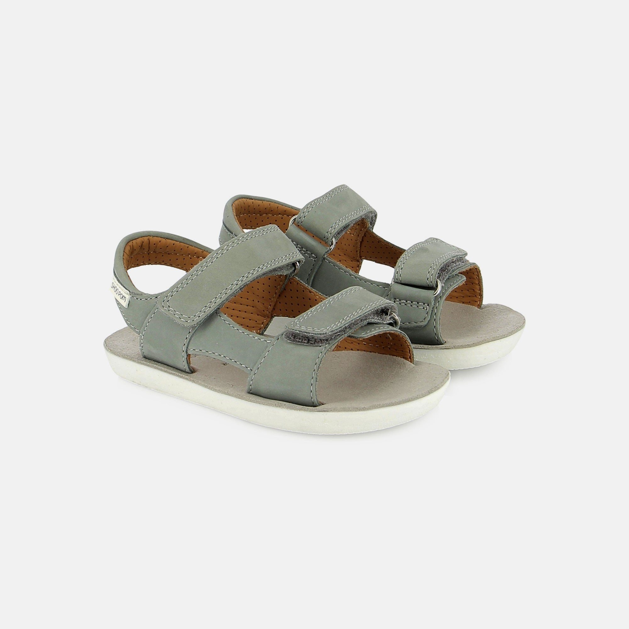 shoo-pom-goa-boy-scratch-sandale-gar-on-nubuck-castor-grijs image 1