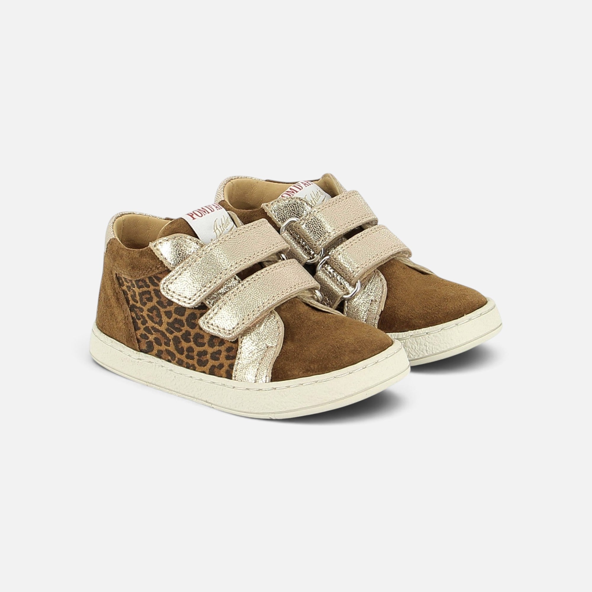 pom-d-api-mousse-easy-top-velours-baby-leo-miel-naturel-basket-fille image 1