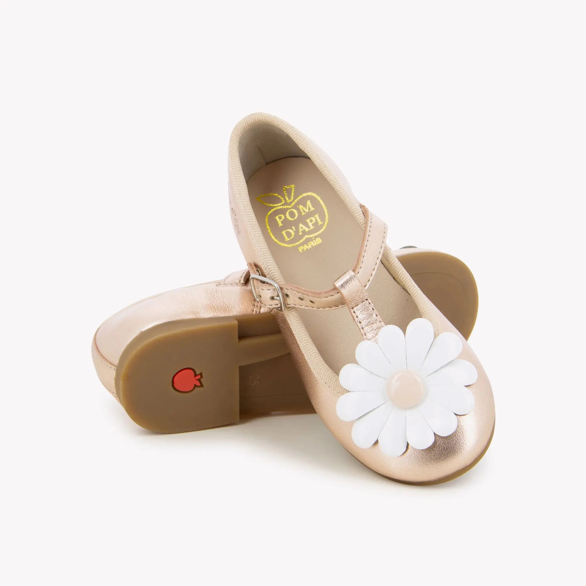 pom-d-api-dory-flo-ballerine-fille-cuivre image 2