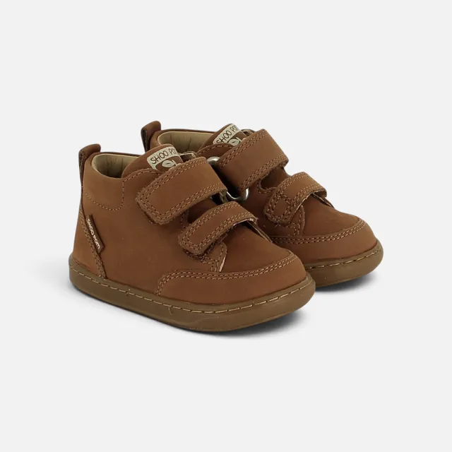 shoo-pom-bouba-scroll-easy-baskets-premiers-pas-camel-nubuck image 1