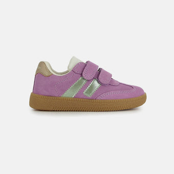 shoo-pom-yuzu-lo-scratch-baskets-enfant-velours-lilas image 4