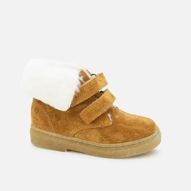 pom-d-api-trix-easy-fur-bottine-fourr-e-camel-gar-on image 1