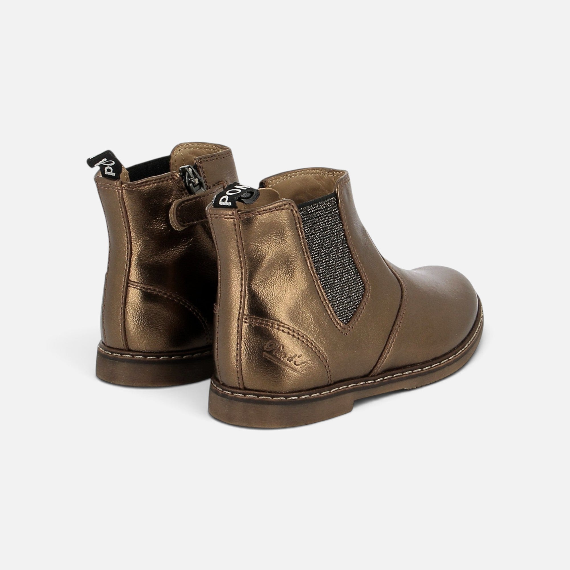 pom-d-api-city-jodzip-bottine-enfant-cuivre-dk-copper image 2