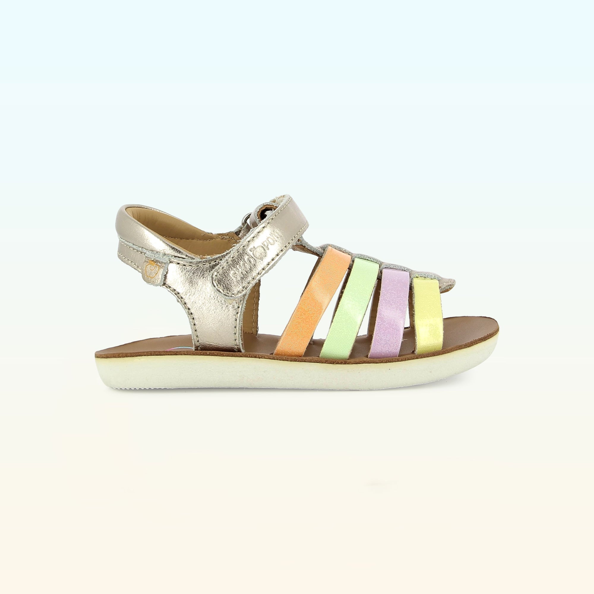 shoo-pom-goa-spart-sandale-fille-cuir-bronze-m-tallis-brides image 3