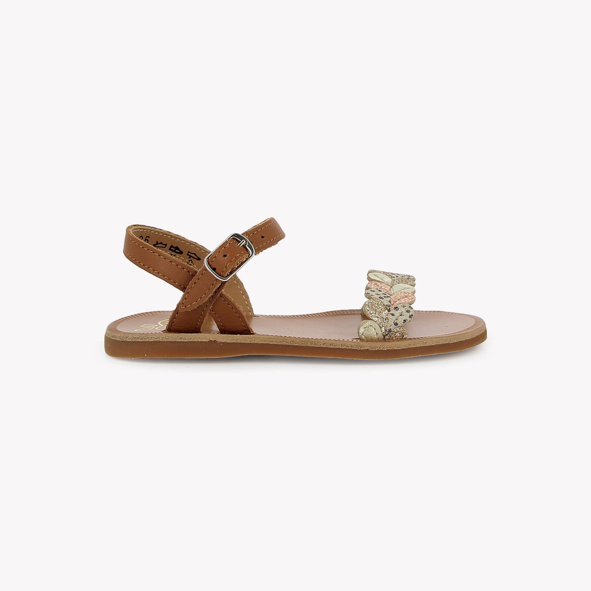 pom-d-api-plagette-ferns-nappa-sandales-enfant-fille-cuero-marron image 5