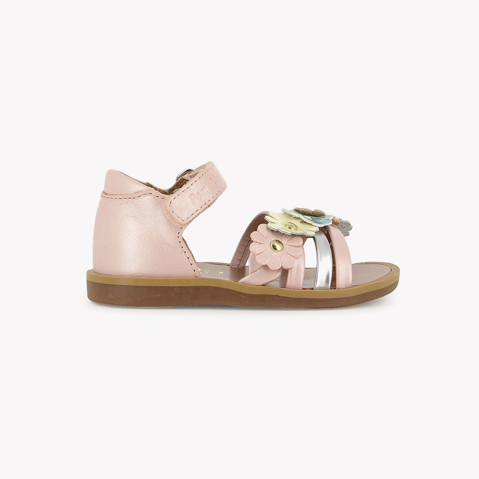pom-d-api-poppy-multi-flo-sandale-fille-rose-multi-casiopea image 5