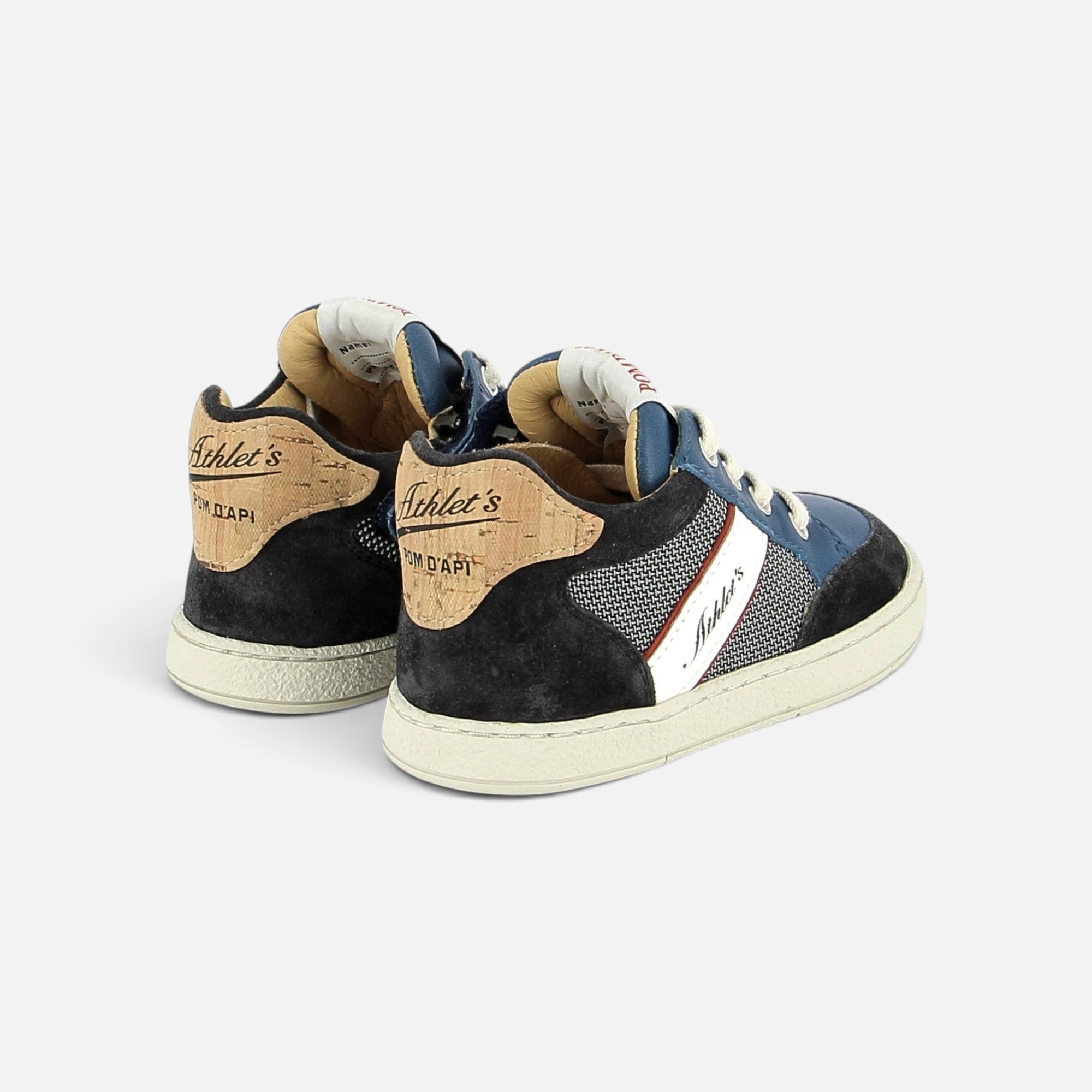 pom-d-api-mousse-racing-basket-enfant-nappa-nylon-lago-metal-bleu image 2