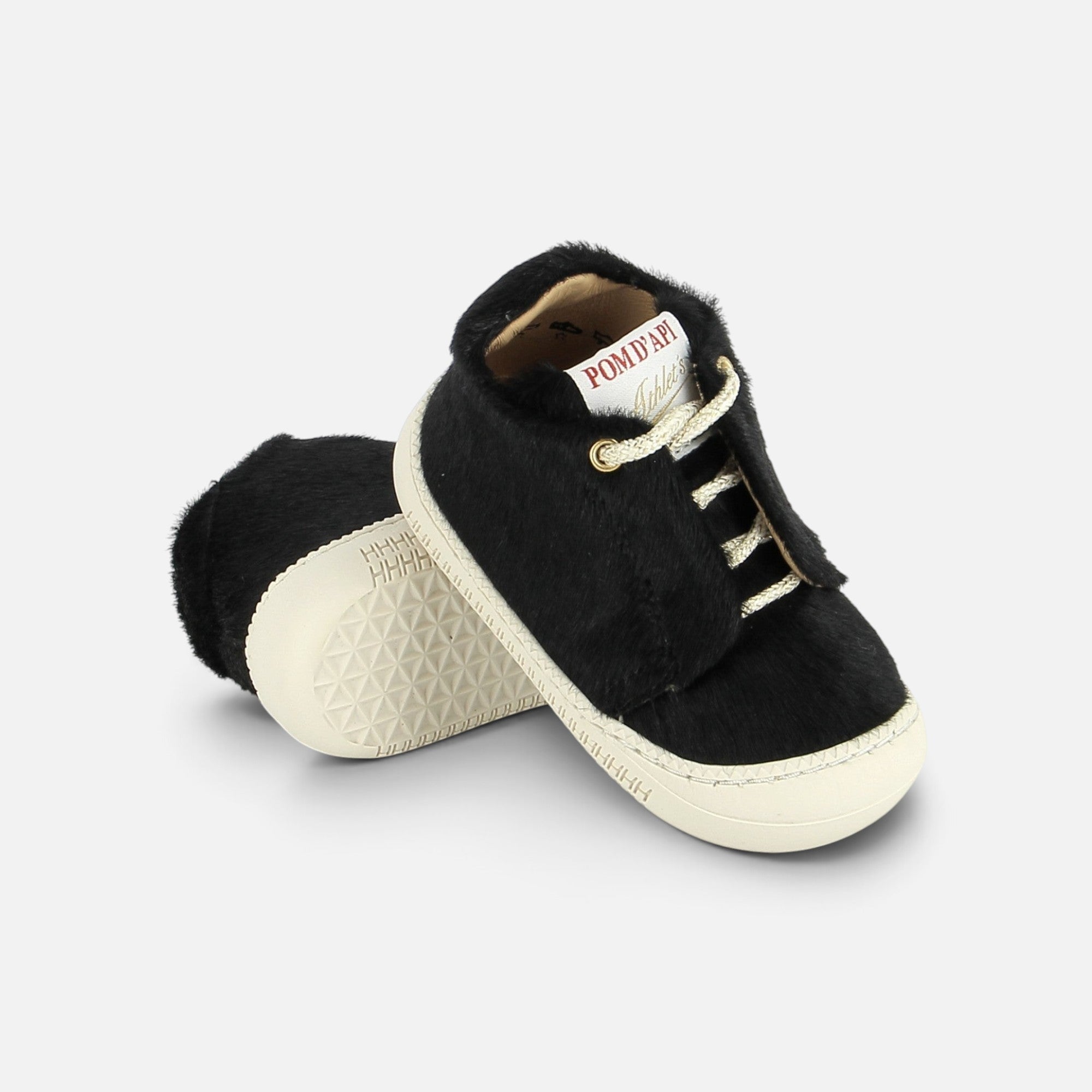 pom-d-api-yaka-speed-pony-chaussures-premiers-pas-fille-noir-barefoot image 2