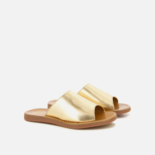 pom-d-api-plage-curv-mule-sandales-fille-dor-grandes-pointures image 1