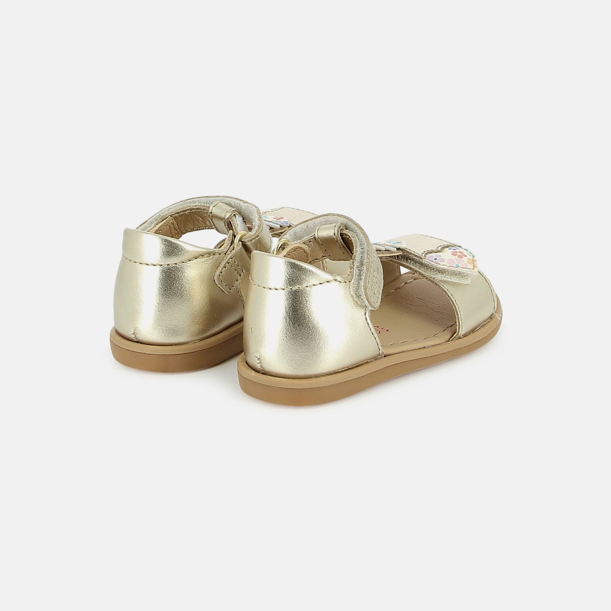 shoo-pom-tity-xoxo-sandales-premiers-pas-cuir-platina-multi-bout-ferm image 3