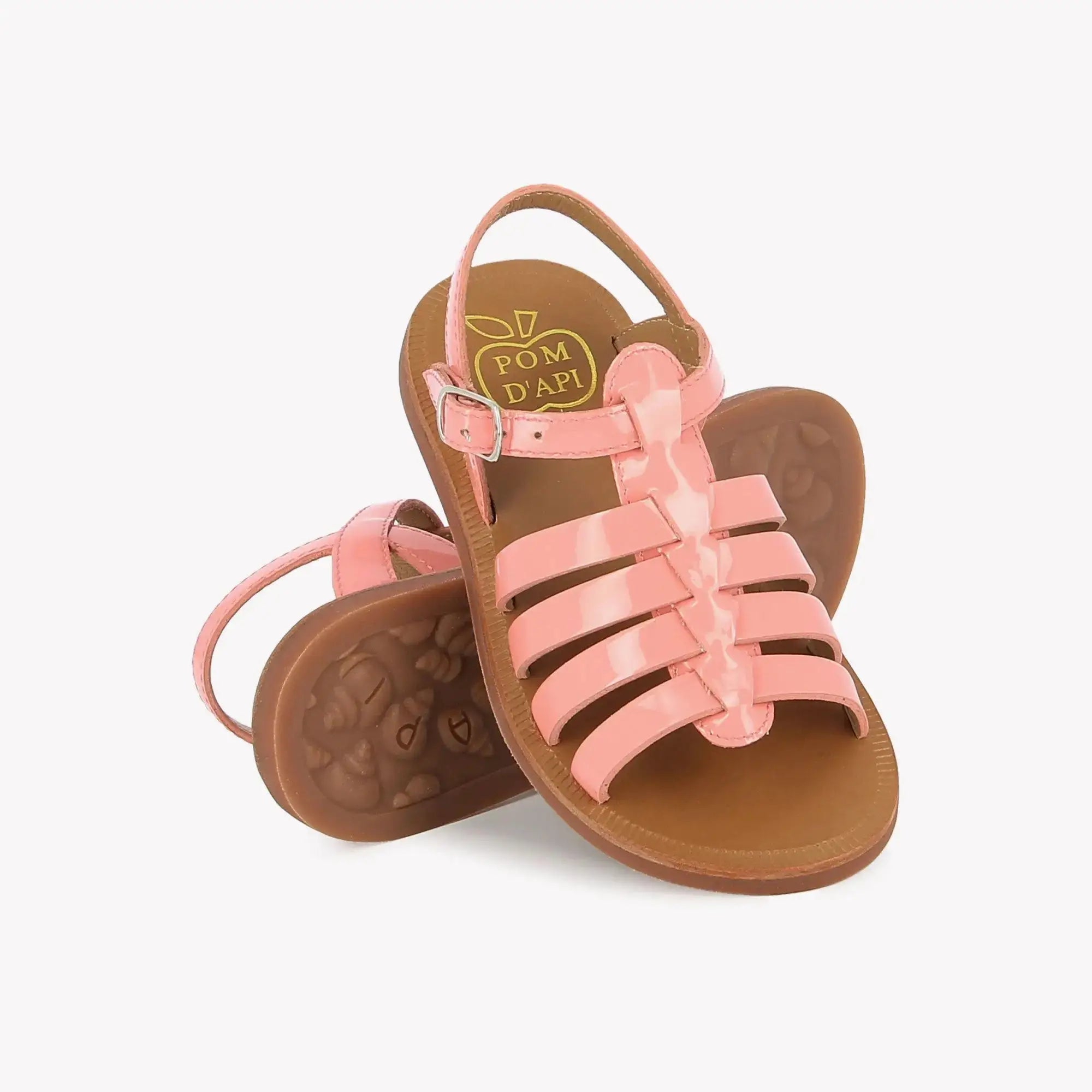 pom-d-api-plagette-strap-sandales-fille-vernis-picante image 2