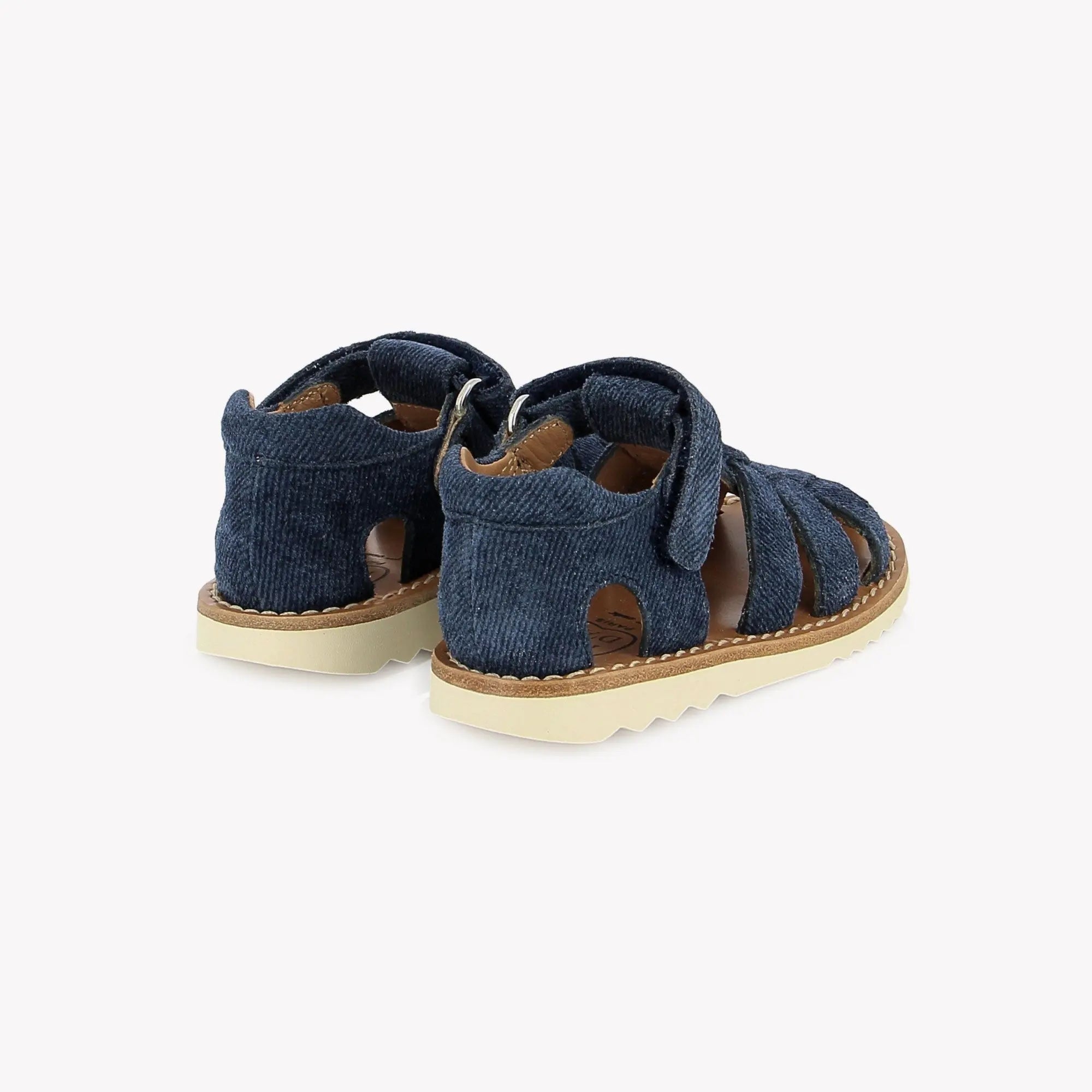 pom-d-api-waff-papy-vel-balanzone-denim-sandale-gar-on-cuir image 4