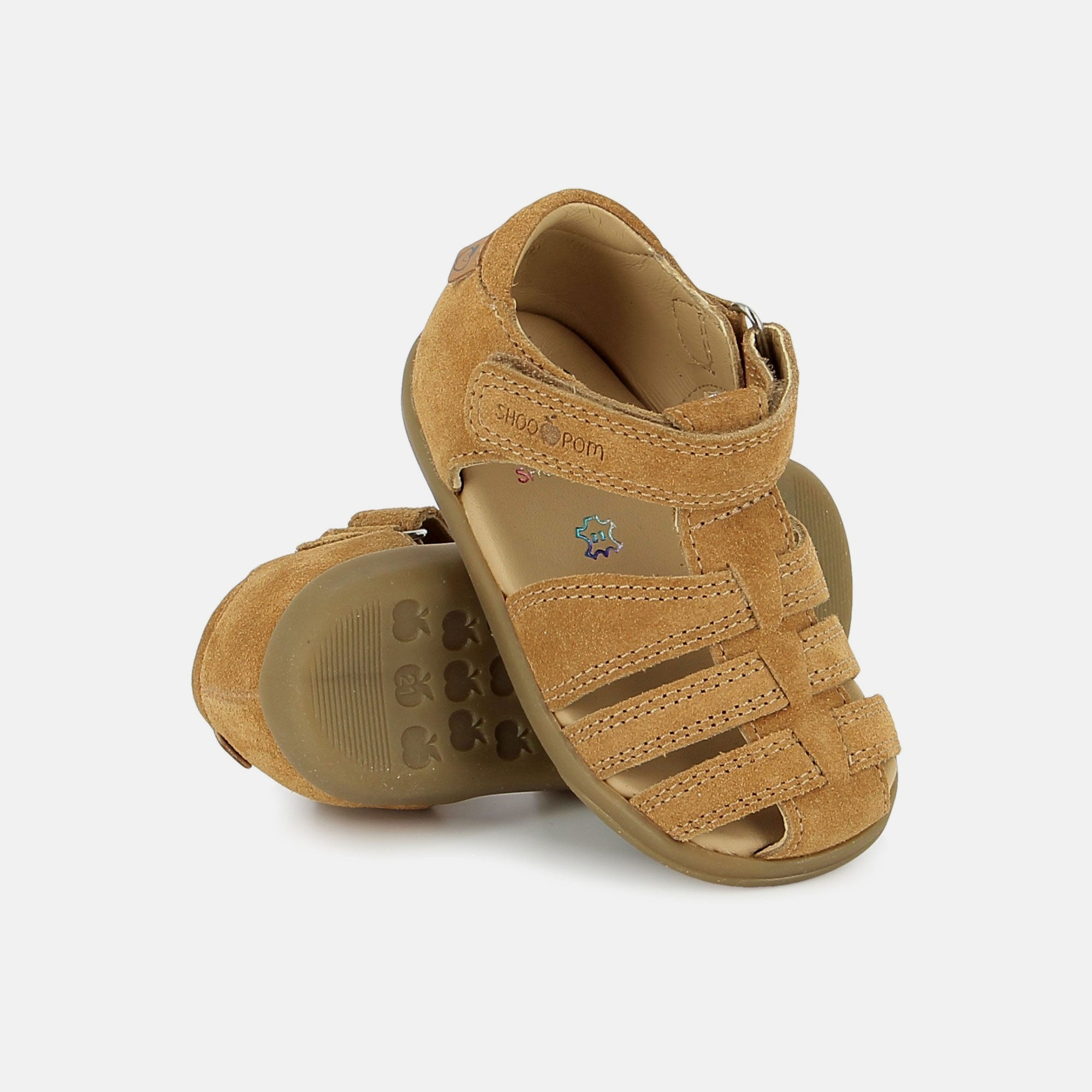 shoo-pom-pika-tonton-sandale-premiers-pas-cuir-terra-bout-ferm image 2