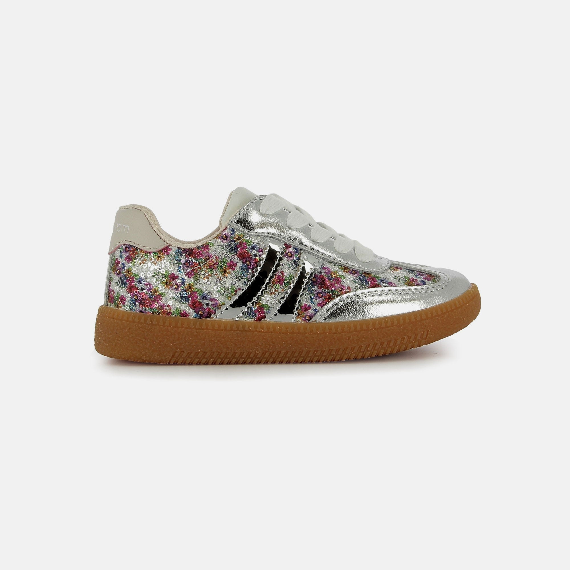 shoo-pom-yuzu-fast-lace-basket-fille-sequin-silver-flo-cuir image 5