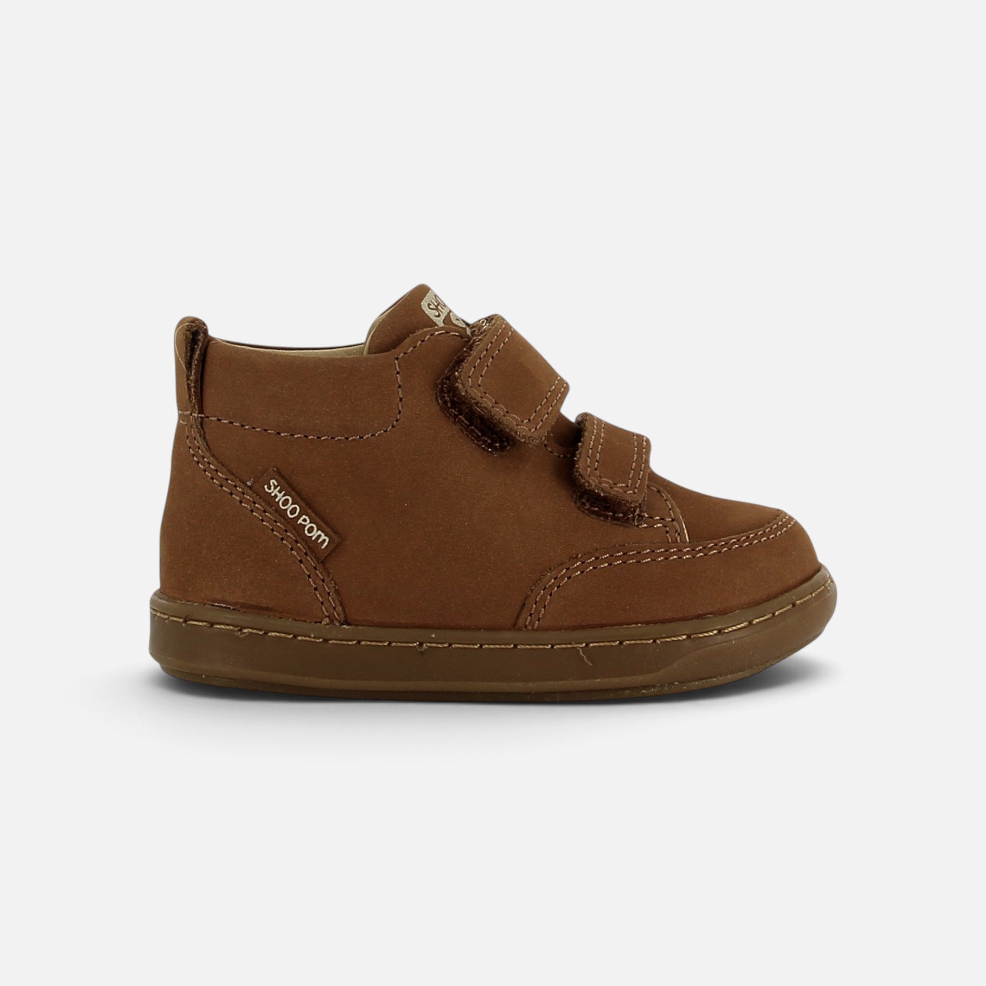 shoo-pom-bouba-scroll-easy-baskets-premiers-pas-camel-nubuck image 4